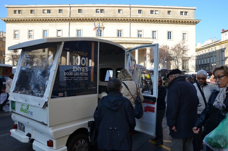 La Diabline  La navette électrique du centre ville d'Aix en Provence